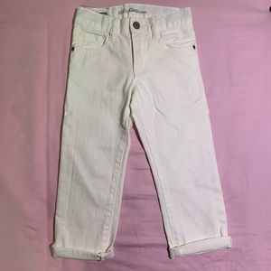 Girls boyfriend white jeans